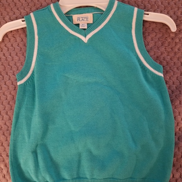 The Children's Place Other - Boys turquoise blue sweater vest The Children's Place Other - Boys turquoise blue sweater vest